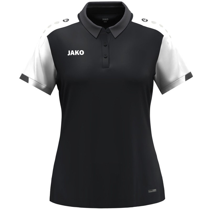 Jako Damen Polo Dynamic Damen schwarz-weiß-anthrazit