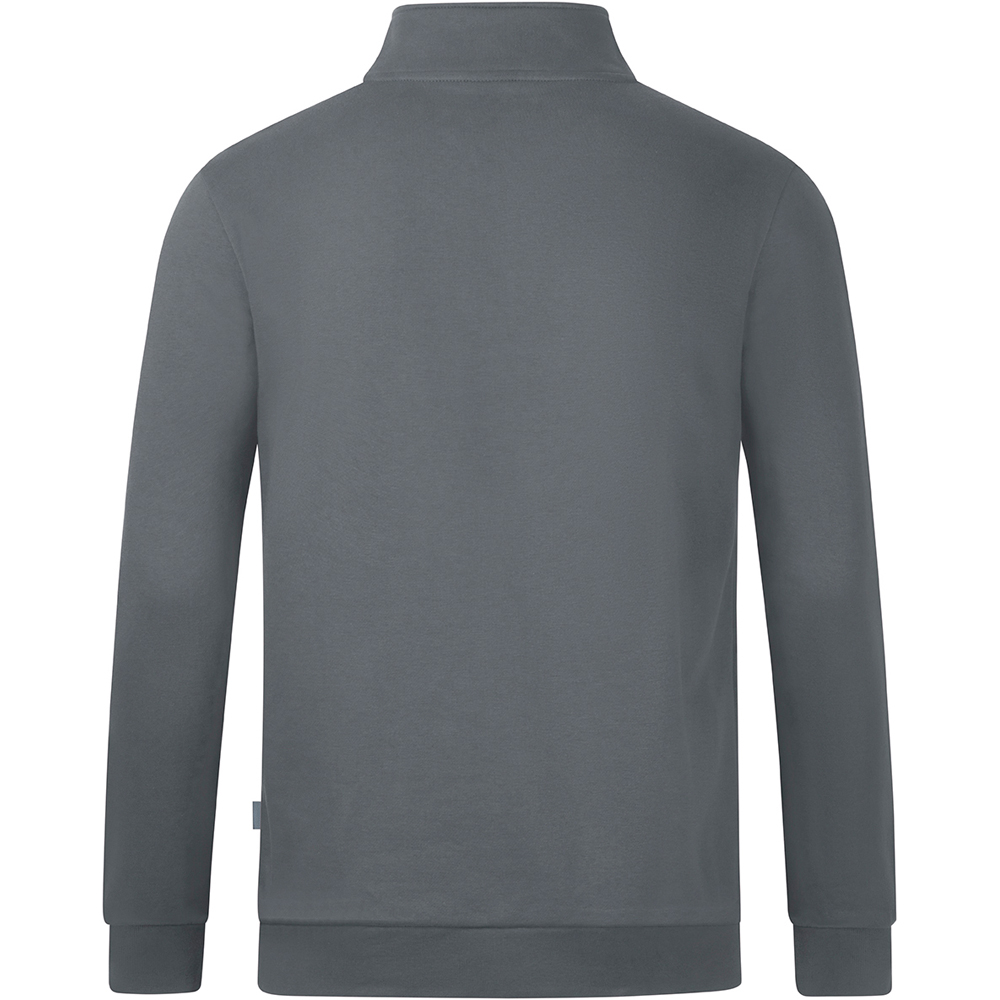 Jako Herren Ziptop Organic grau
