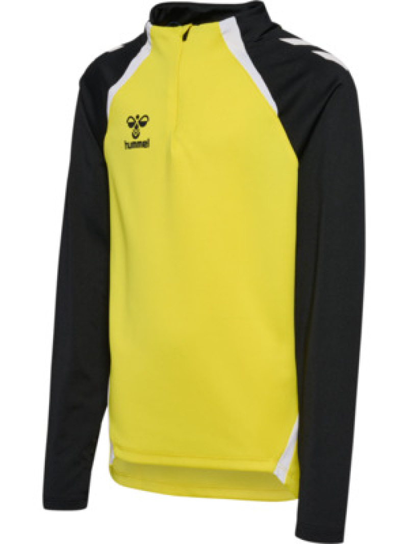 Hummel hmlLEAD 2.0 HALF ZIP KIDS blazing yellow/black