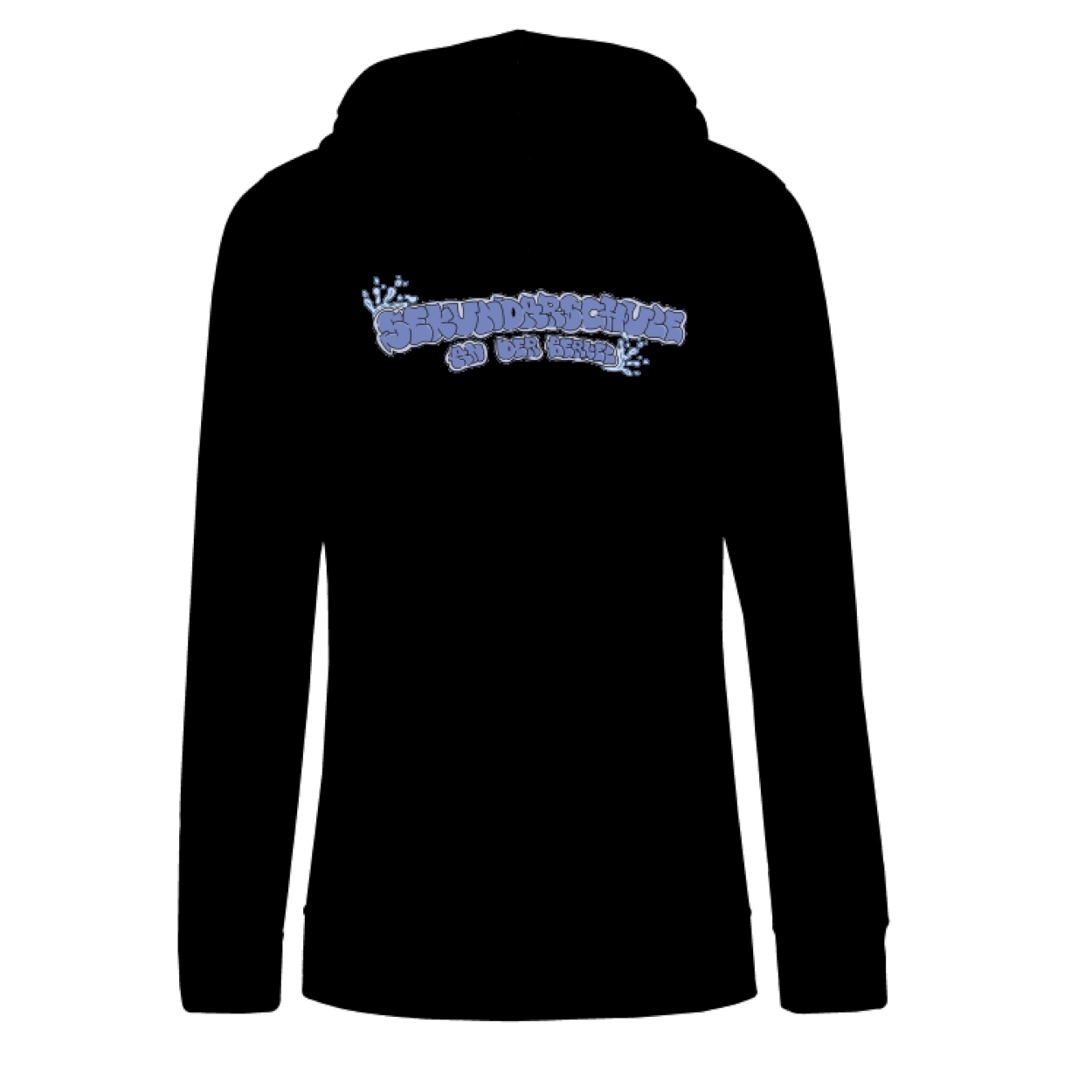 Sekundarschule Vreden Damen Hooded Sweat Schwarz Splash Logo