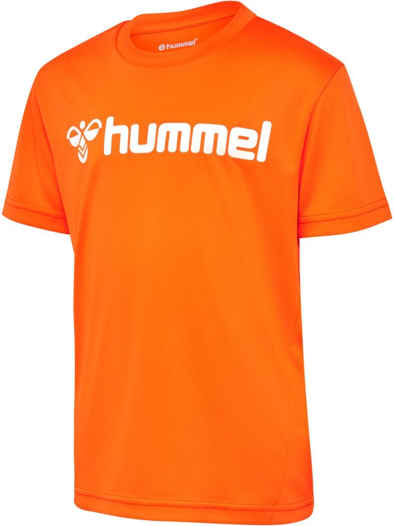 Hummel Hmllogo Jersey S/S Kids tangerine