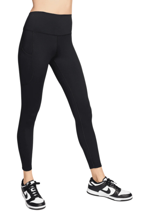 Nike One 7/8 Leggings Damen Schwarz