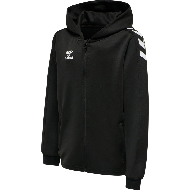 Hummel Hmlcore XK Poly Zip Hood Sweat Kids black