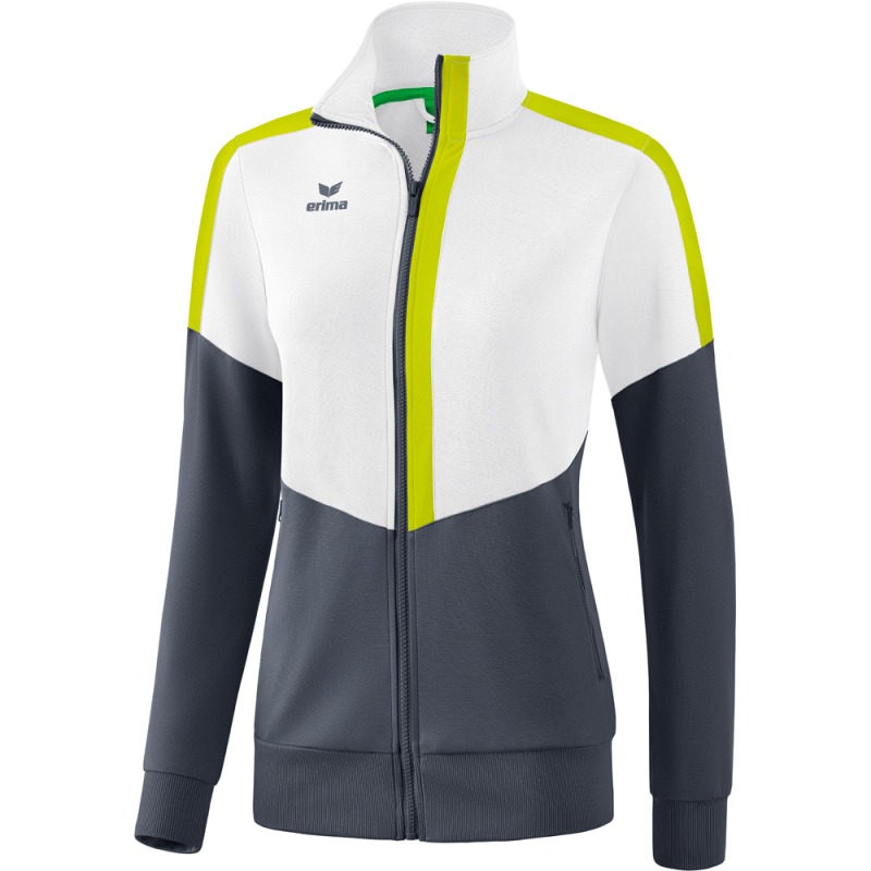 Erima Damen Trainingsjacke Squad weiß-grau-grün