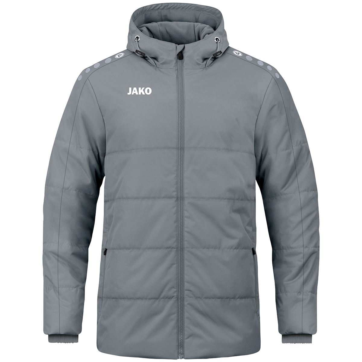 Jako Coachjacke One mit Kapuze grau
