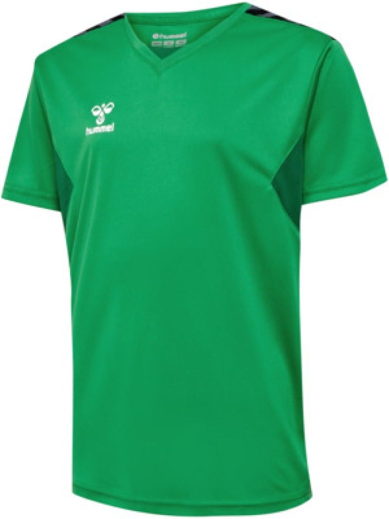 Hummel Hmlauthentic 24 PL Kinder Jersey S/S grün
