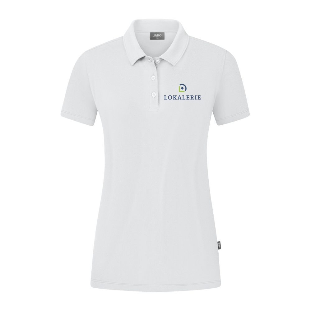 Lokalerie Damen Polo weiß Organic