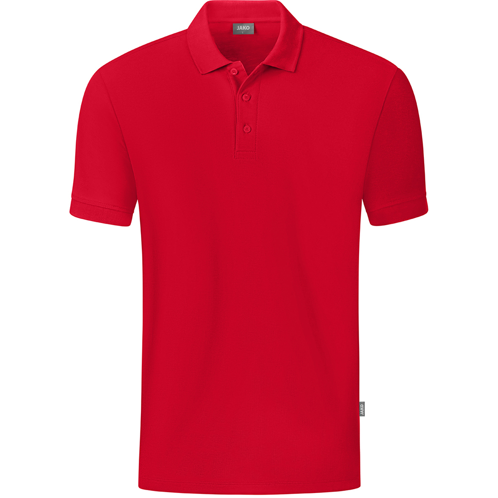 Jako Herren Polo Organic rot