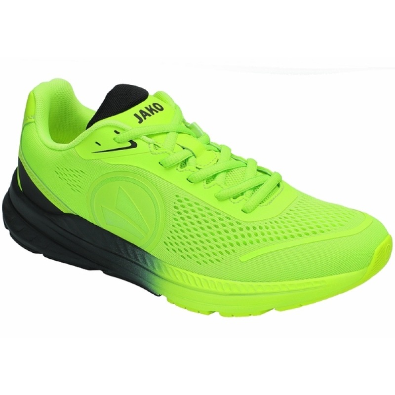 Jako Herren Laufschuh RiverFlow neongelb