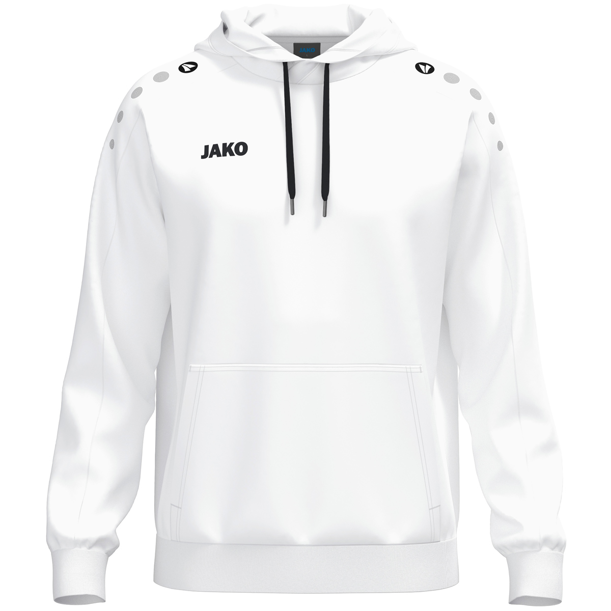 Jako Kapuzensweat One Cotton weiß