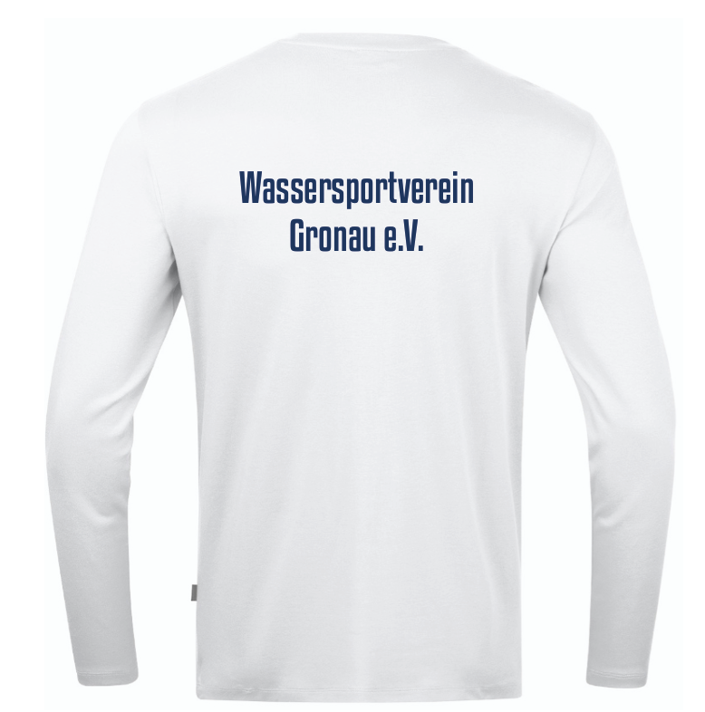 Wassersportverein Gronau Longsleeve Organic weiß