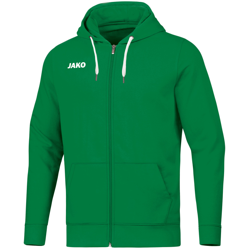 Jako Kinder Kapuzenjacke Base sportgrün