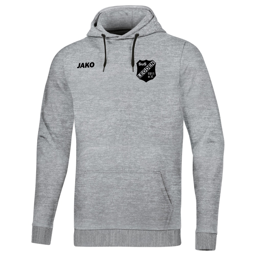 SuS Legden Kinder Kapuzensweat Base grau-schwarz