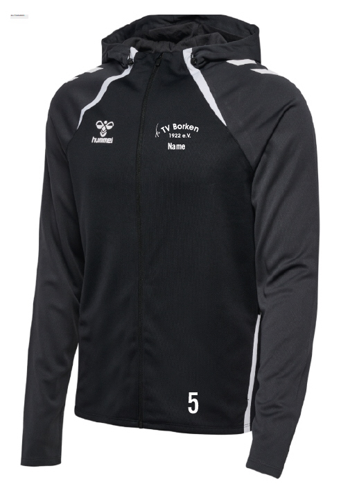 TV Borken Zip Hoodie schwarz