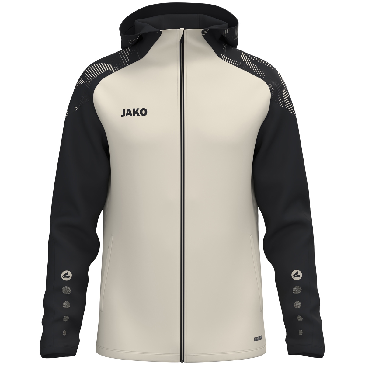Jako Kapuzenjacke Sonic Kinder off white/schwarz
