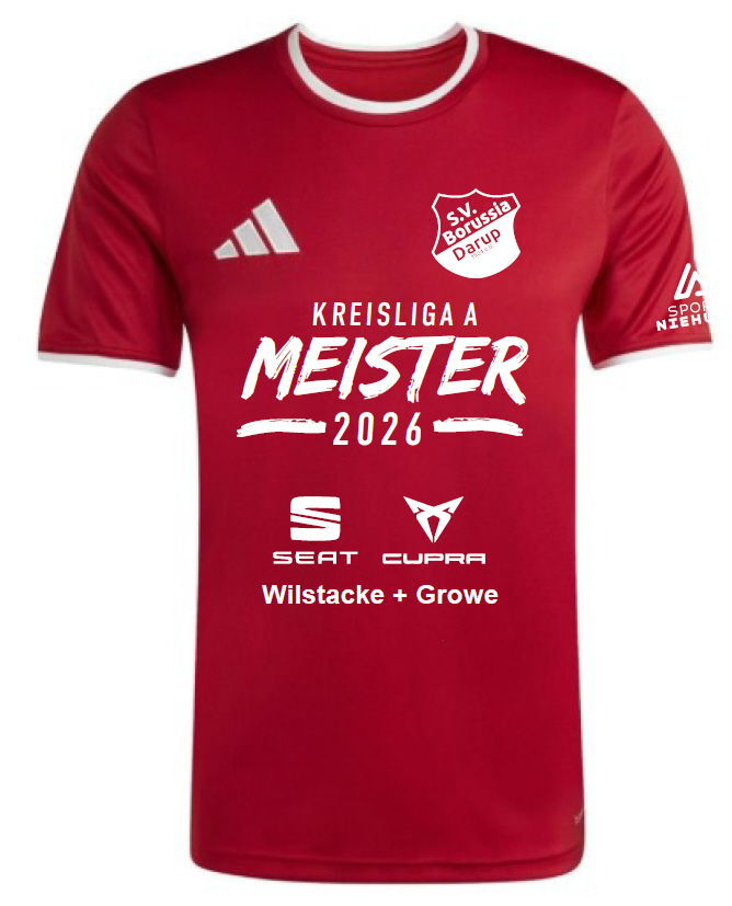 SV Borussia Darup Entrada 26 Meister-Trikot rot