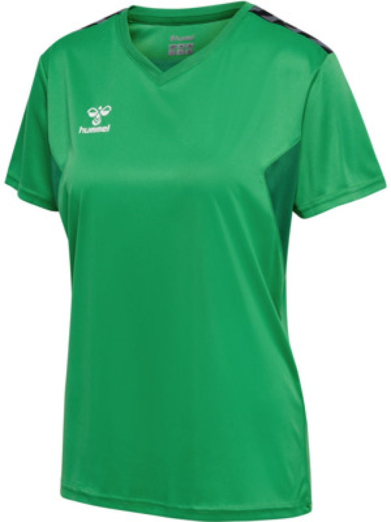 Hummel Hmlauthentic 24 PL Damen Jersey S/S grün