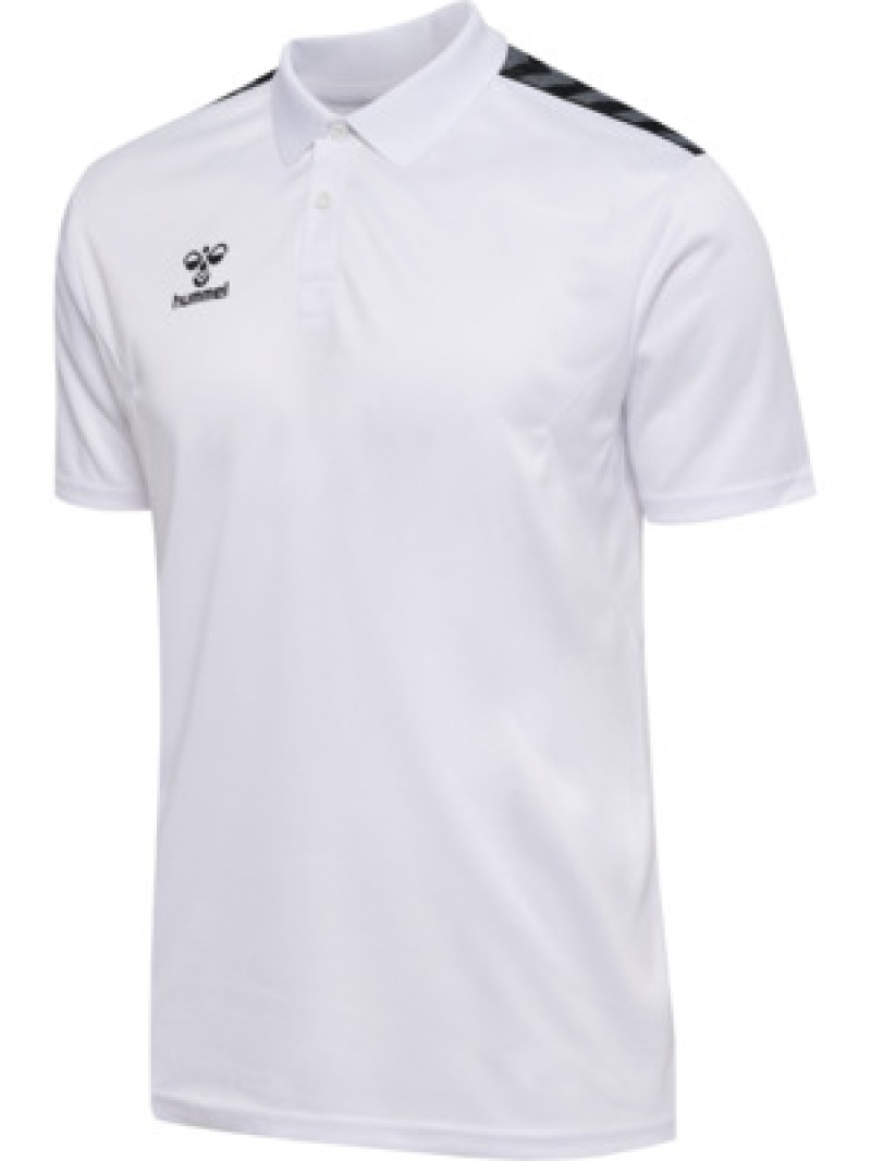 Hummel Hmlauthentic 24 PL Herren Poloshirt weiß