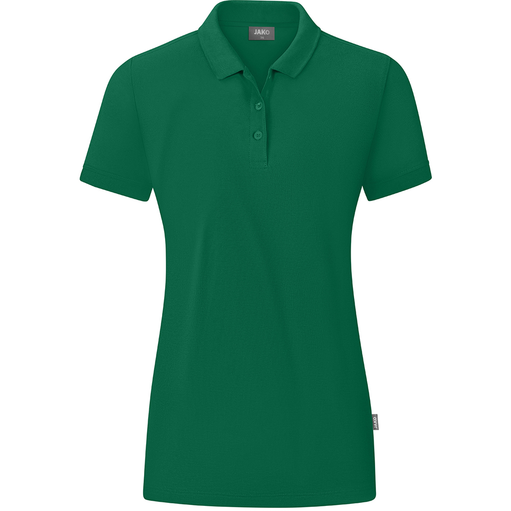 Jako Damen Polo Organic grün