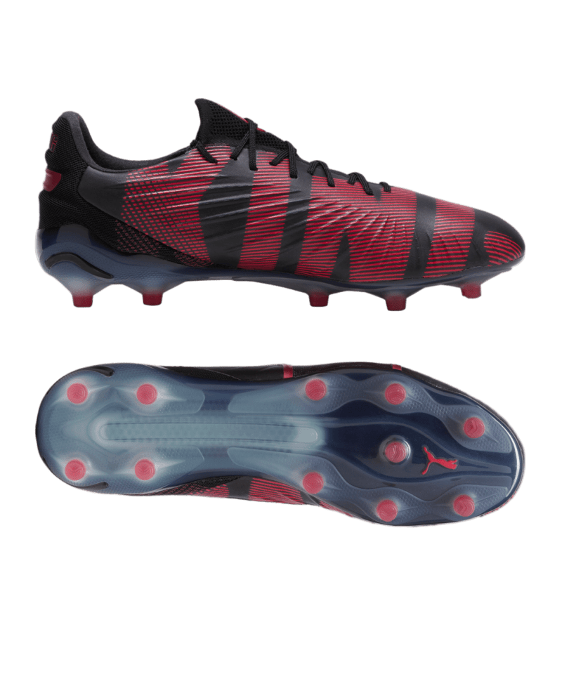 Puma KING Ultimate FG/AG Teaser Schwarz Rot F01