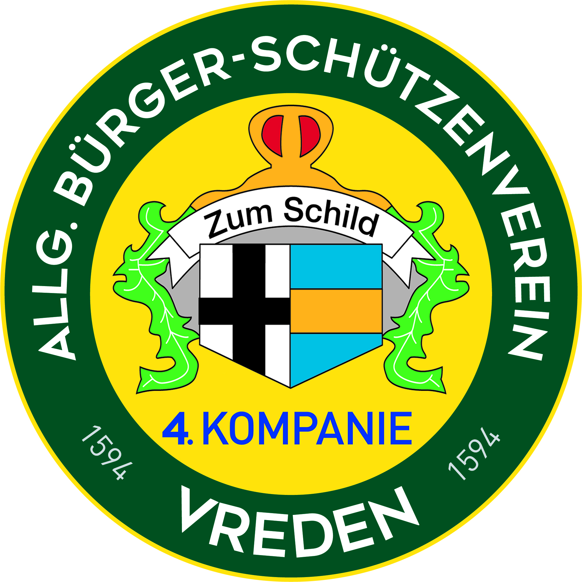 Schützenverein Vreden 4. Kompanie Hemd Kurzarm weiß