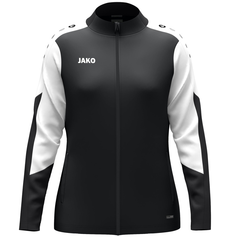 Jako Damen Polyesterjacke Dynamic Damen schwarz-weiß-anthrazit