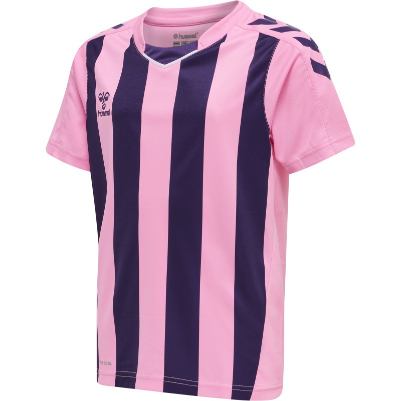 Hummel Hmlcore XK Striped Jersey S/S Kids cotton candy/acai