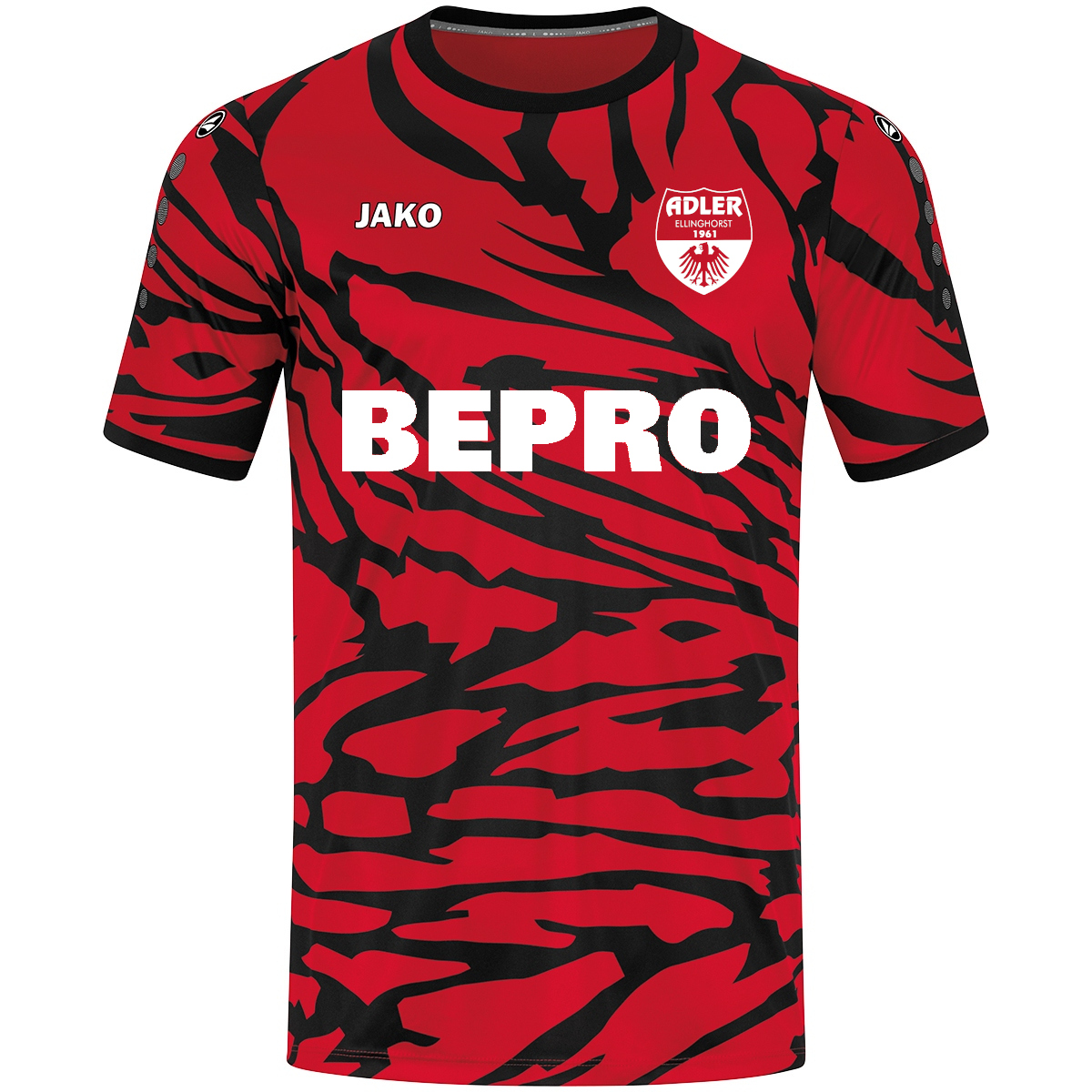 Adler Ellinghorst Kinder Trikot Animal KA sportrot-schwarz