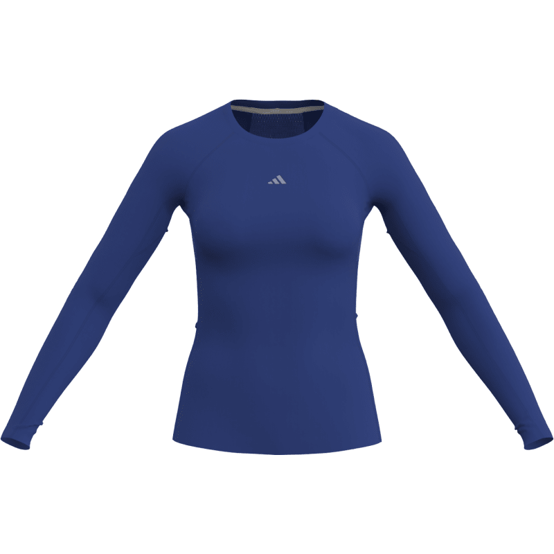 Adidas Damen Langarm T-Shirt Techfit team royal blue