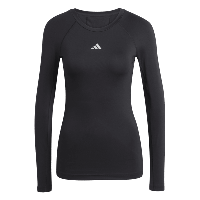 Adidas Damen Langarm T-Shirt Techfit black