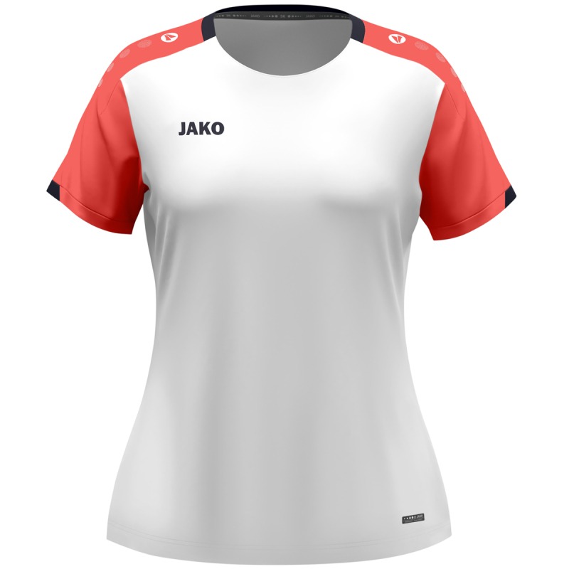 Jako Damen T-Shirt Dynamic Damen weiß-coral-marine
