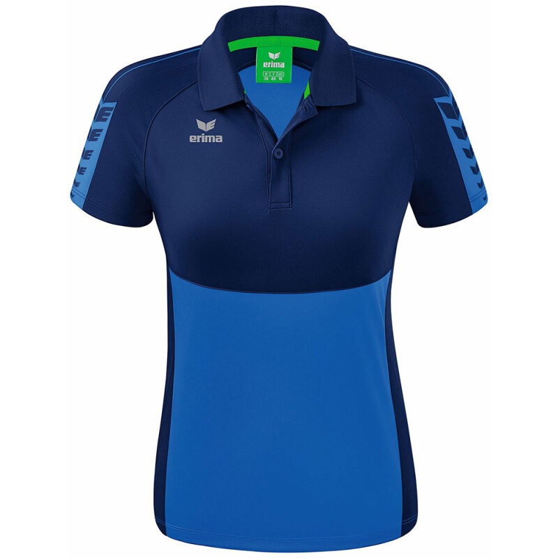 Erima Damen Polo Shirt Six Wings blau