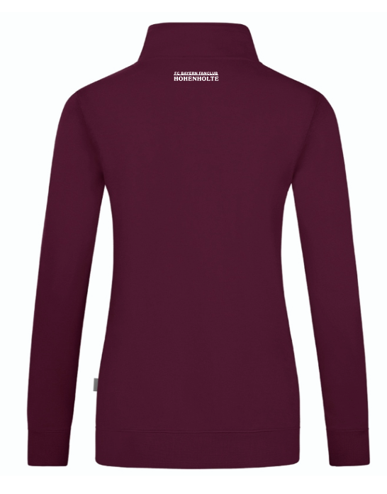 FC Bayern Fanclub Hohenholte Sweatjacke Doubletex Damen maroon