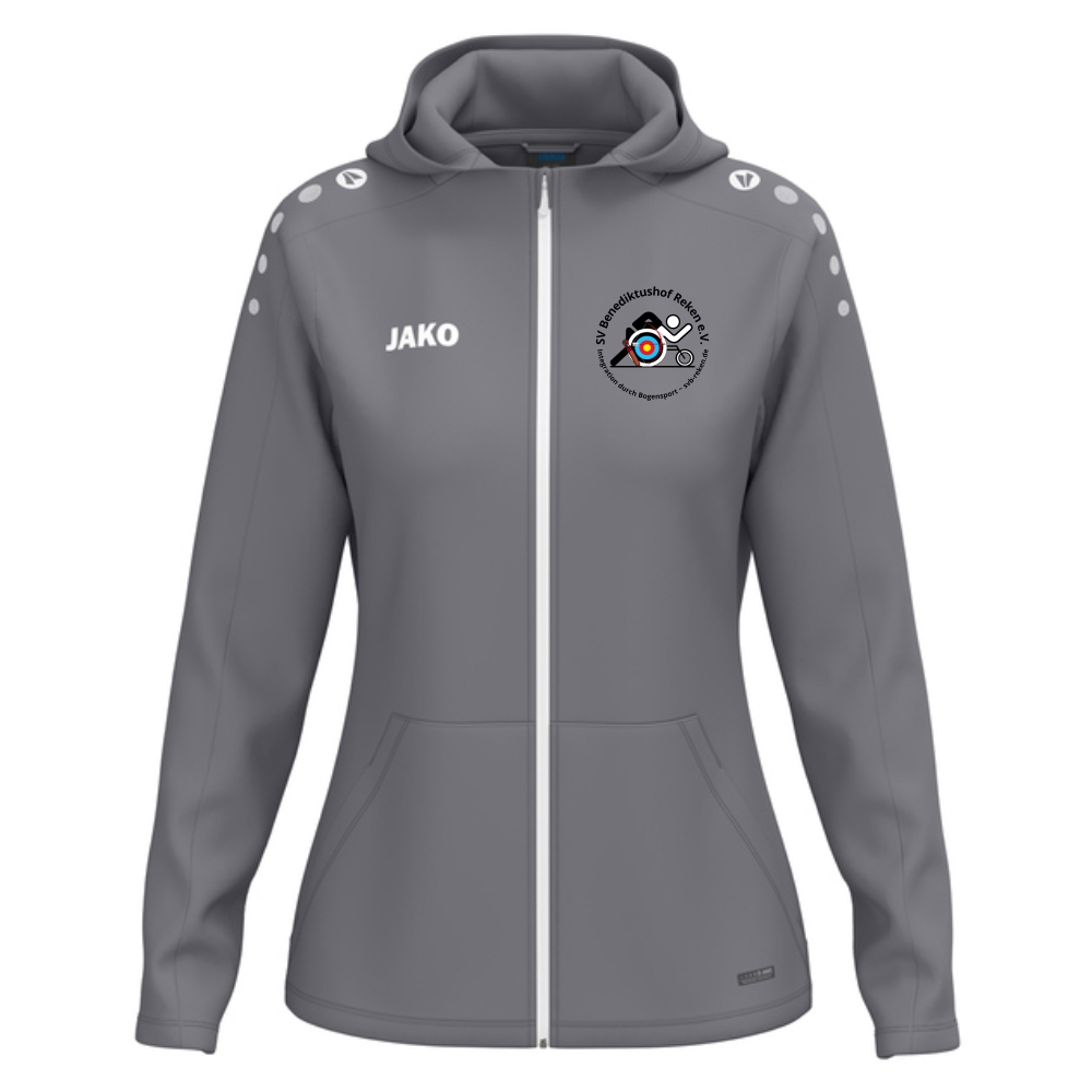 SV Benediktushof Reken Jako Kapuzenjacke One Damen grau