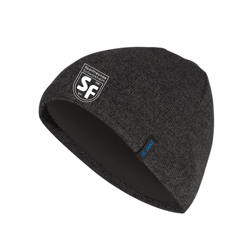 SF Schwaikheim Jako Strickmütze schwarz meliert