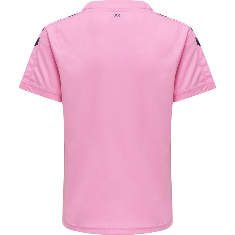 Hummel Hmlcore XK Striped Jersey S/S Kids cotton candy/acai