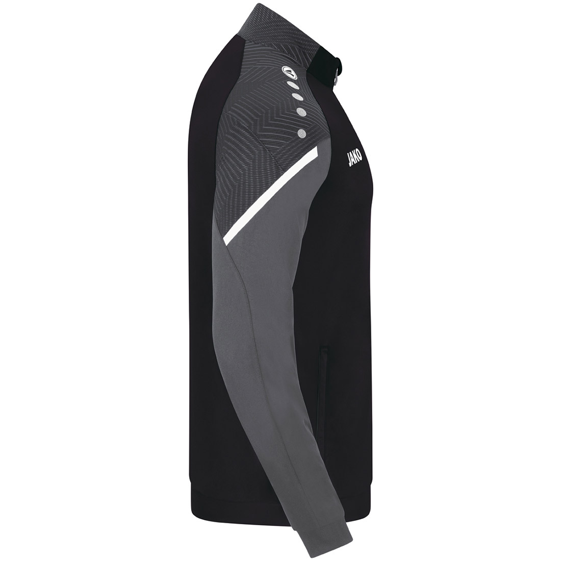 Jako Kinder Polyesterjacke Performance schwarz-grau