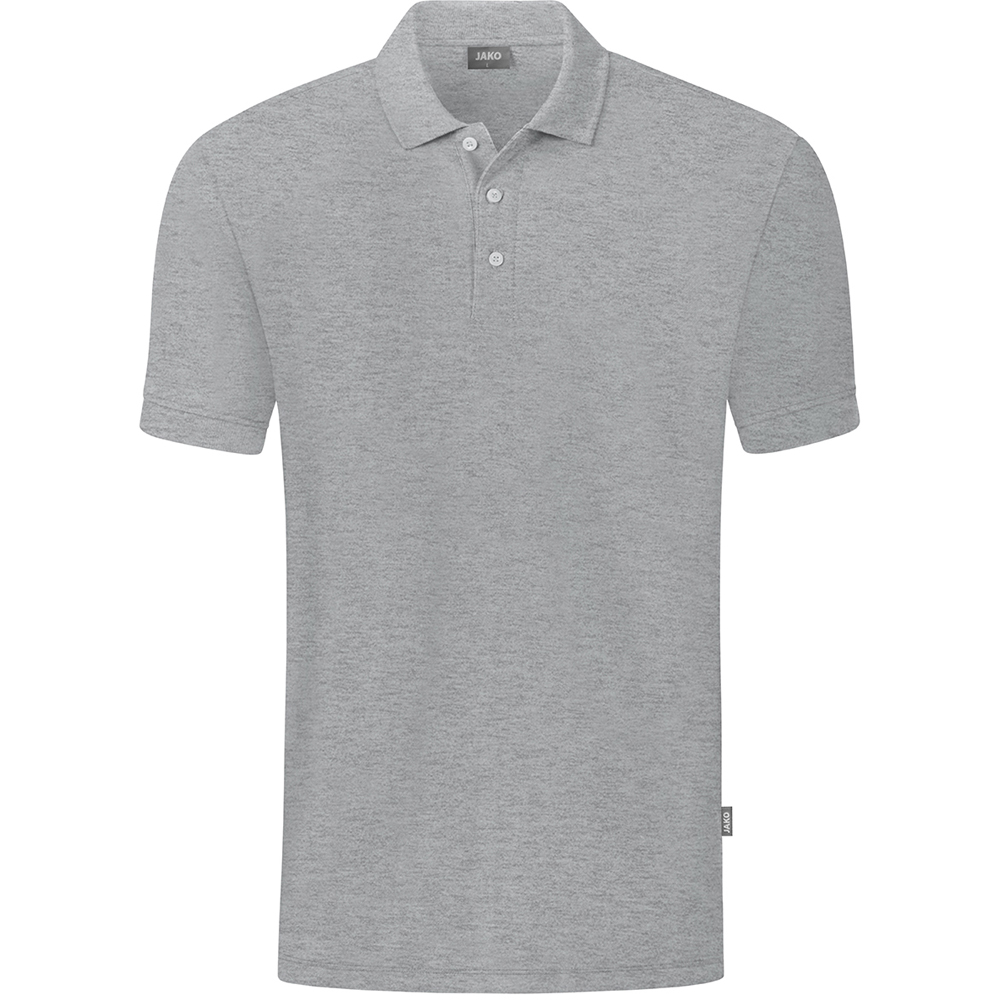 Jako Herren Polo Organic grau