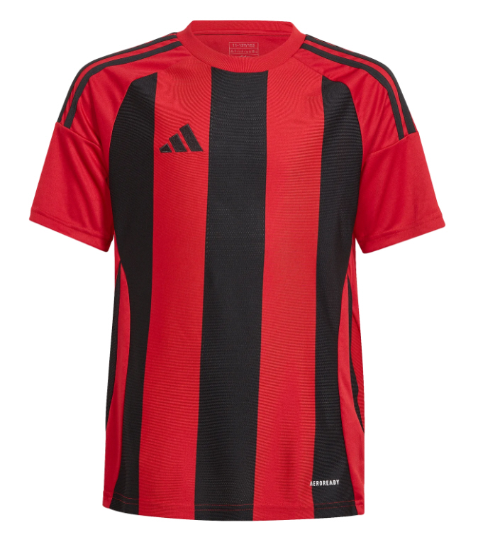 adidas Kinder Trikot Striped 24 Team Power Red / Black