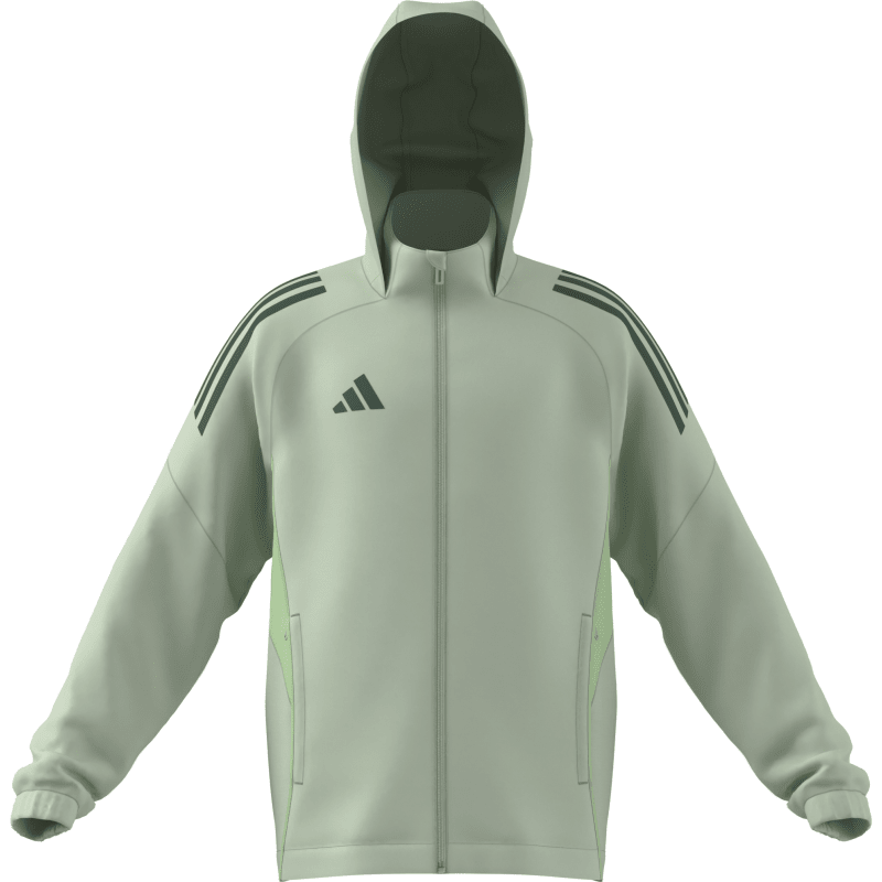 Adidas Kinder Allwetterjacke Tiro 25 Competition green mist