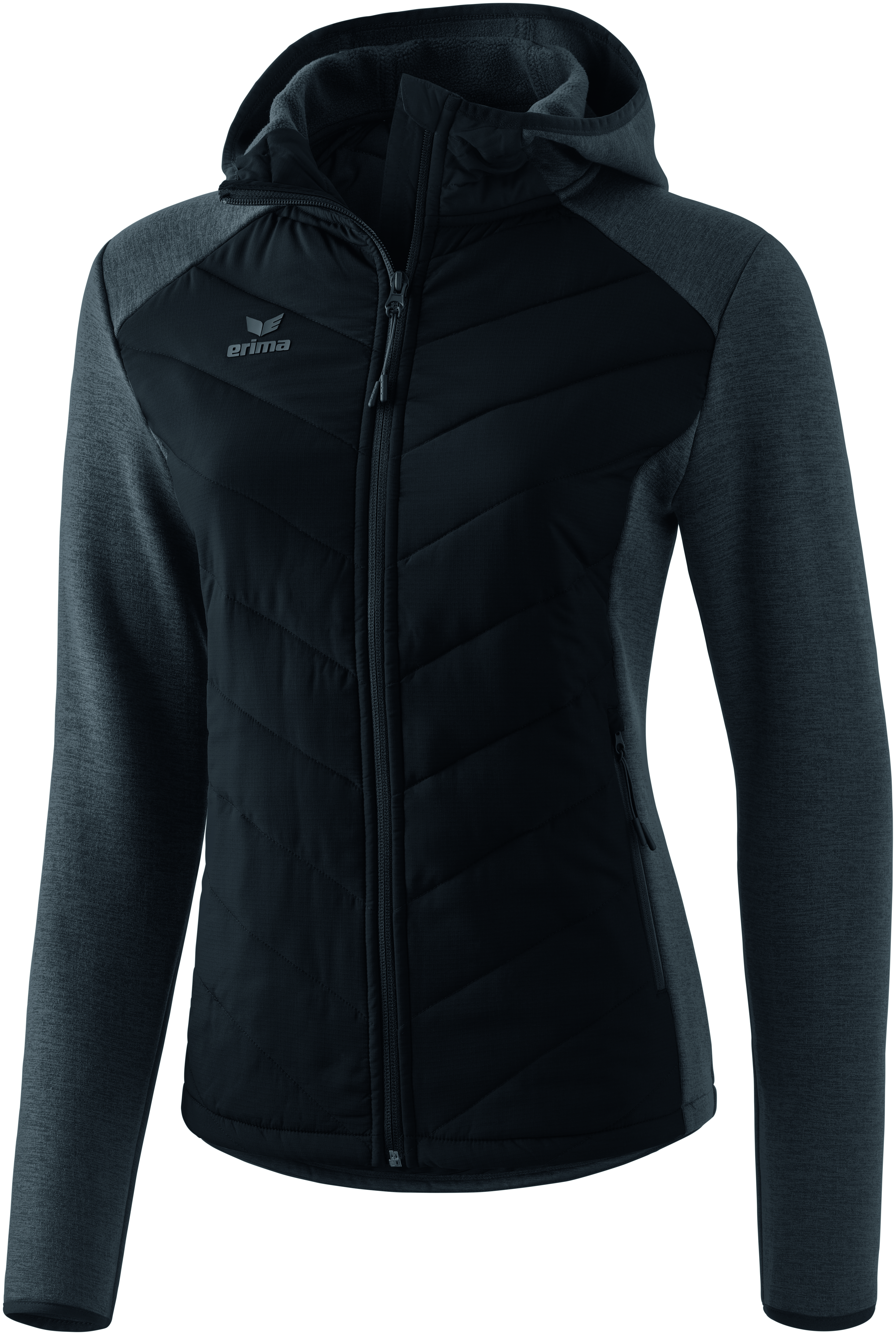 Erima Damen Steppjacke Function schwarz