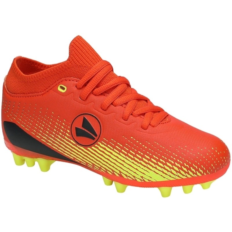 Jako Kinder Fußballschuh Lightning Sock AG Junior flame/neongelb