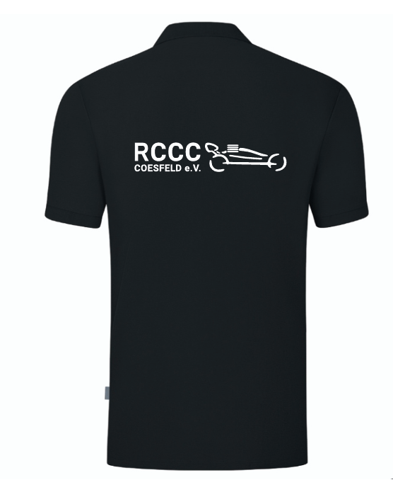 RCCC Coesfeld Polo Organic schwarz