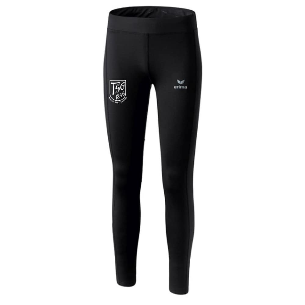 TSG Mainz-Bretzenheim Erima Performance Damen Laufhose lang schwarz