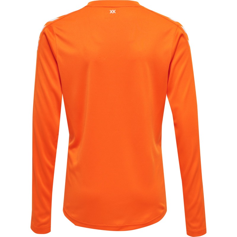 Hummel Hmlcore XK Poly Jersey L/S Kids orange tiger