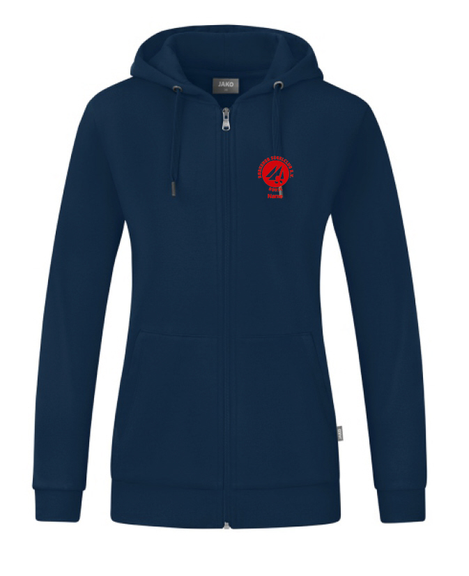 Borkener Segelclub Damen Kapuzenjacke Organic navy