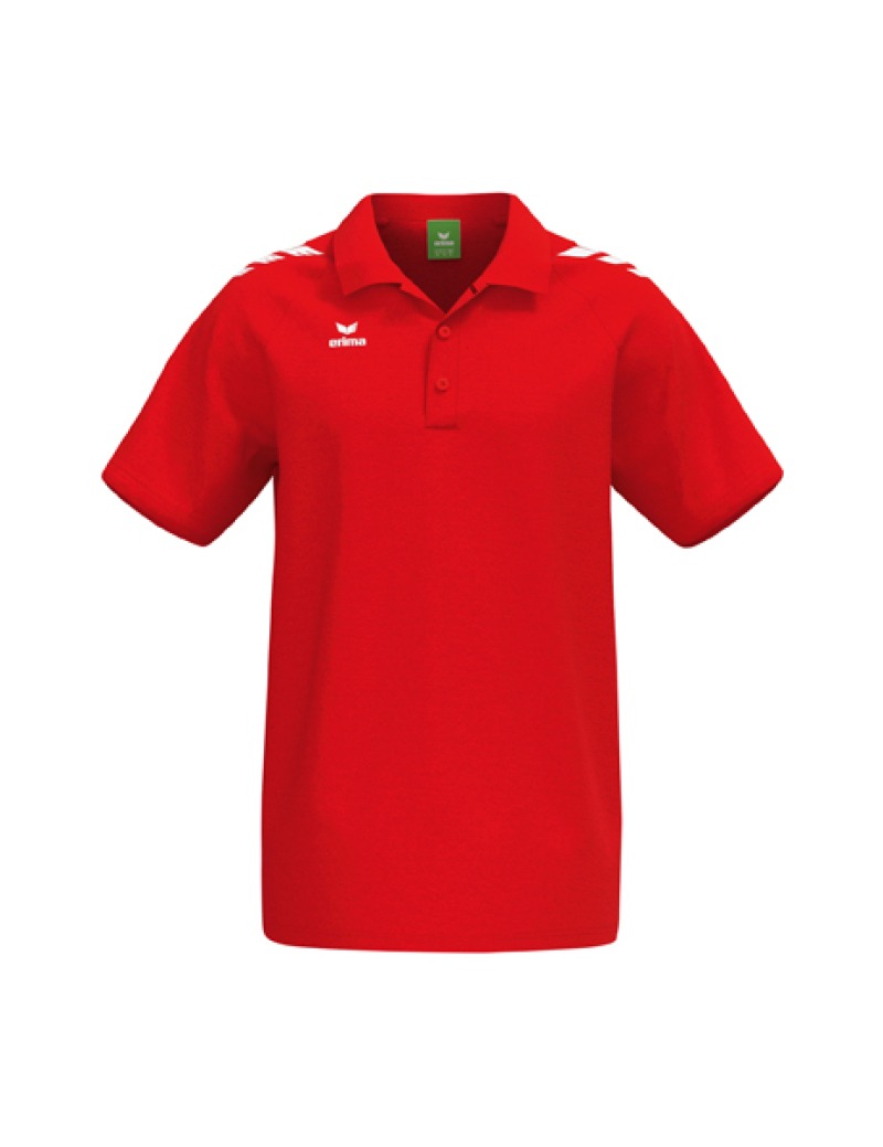 Erima CMPT 3 Wings Poloshirt rot/weiß