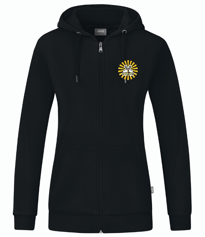 Werse Lippe Crew Kapuzenjacke Organic Damen schwarz