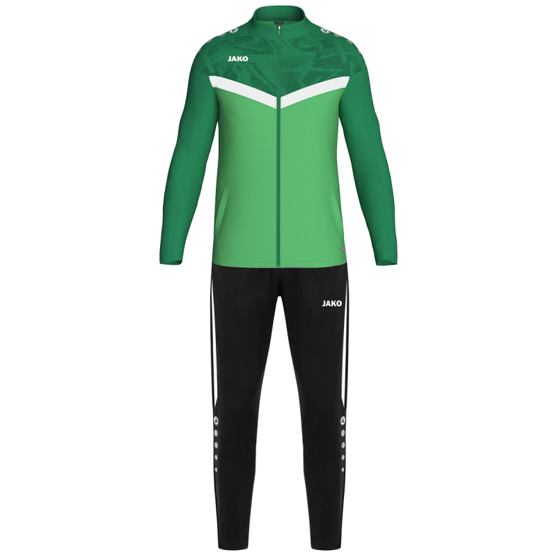 Jako Polyesteranzug Iconic soft green-sportgrün
