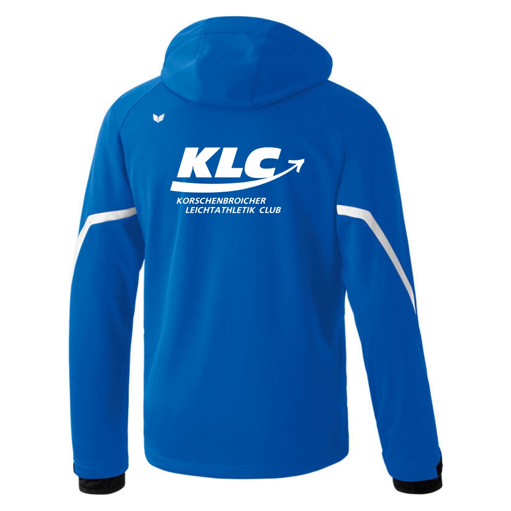 Korschenbroicher Leichtathletik Club Softshelljacke Function blau-silber
